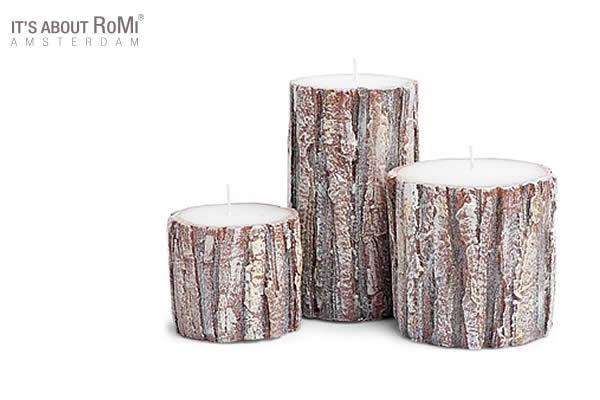 Oak wood Candles to light up your habitat, giving your home a warm glow 