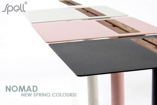 The Nomad tablet side table can be used for waiting, working, relaxing and even for small meetings in working environments.  Nomad tablet table is crafted from powder coated steel and solid American walnut and can be customised upon request. 